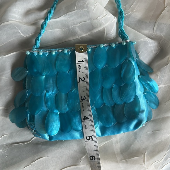 Mother of Pearl handbeaded purse mini bag women’s - Picture 4 of 9